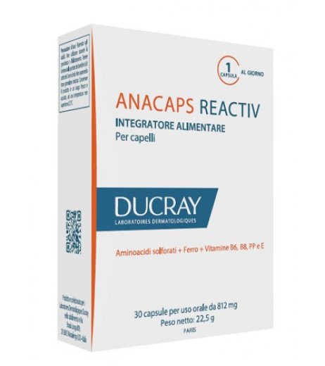 ANACAPS REACTIV DUCRAY 30 CAPSULE 