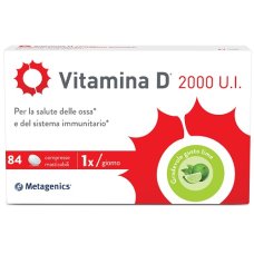 Vitamina D 2000 UI Metagenics 84 Compresse Masticabili