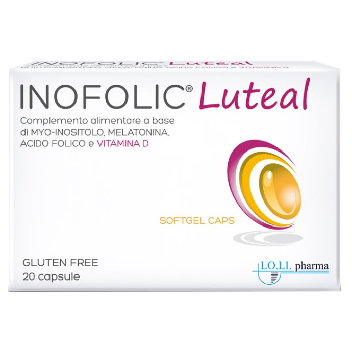 INOFOLIC Luteal Integratore alimentare per la gravidanza 20 capsule molli di Lo. Li pharma