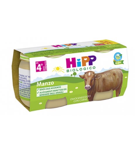 HIPP BIO HIPP BIO OMOGENEIZZATO MANZO 2X80 G