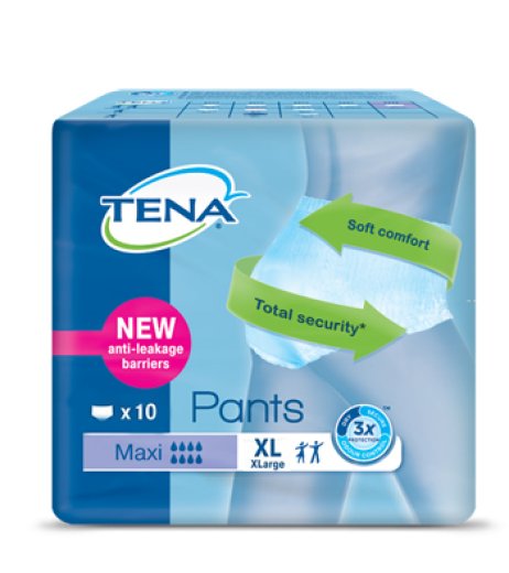 TENA PANTS MAXI XL 10PZ 794760 TENA PANTS MAXI XL 10PZ 794760
