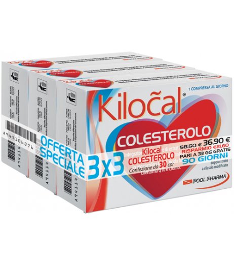 Kilocal Colesterolo integratore alimentare 30 Compresse