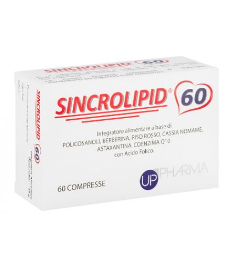 Sincrolipid integratore per abbassare i livelli di grassi nel sangue 60 compresse di Up Pharma