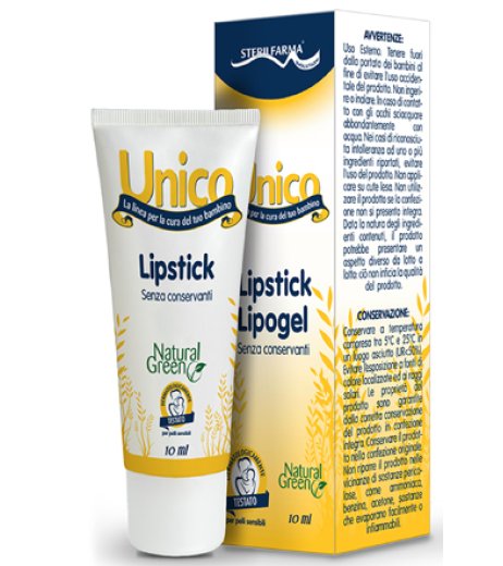 UNICO LIPSTICK LIPOGEL 10ML UNICO LIPSTICK LIPOGEL 10ML