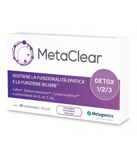 Metaclear Metagenics 30 Compresse