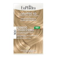 EUPHIDRA COLORPRO XD 900 BIONDO CHIARISSIMO GEL COLORANTE CAPELLI IN FLACONE + ATTIVANTE + BALSAMO + GUANTI