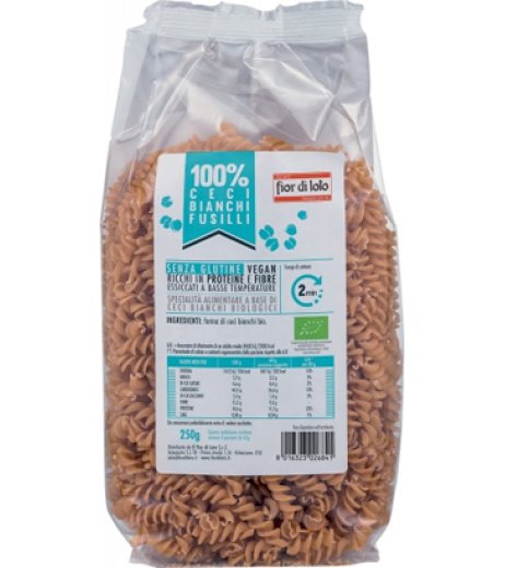 FUSILLI CECI BIANCHI BIO 250G FUSILLI CECI BIANCHI BIO 250G