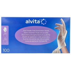 ALVITA GUANTI VINILE S/POLV S