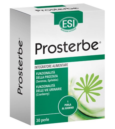 Prosterbe Integratore per prostata e vie urinarie 30 Perle di Esi Italia