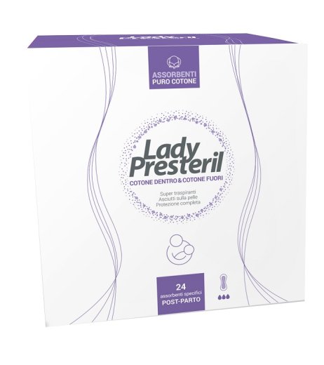 LADY PRESTERIL POSTPARTO 24 PEZZI