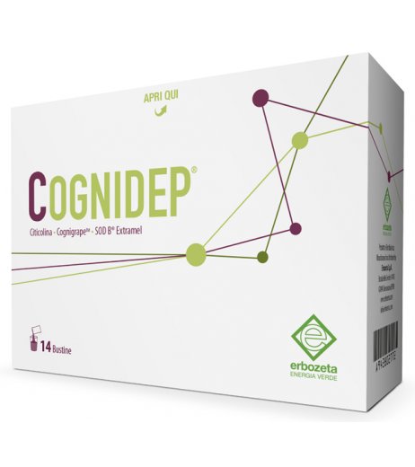 Cognidep integratore per la concentrazione e la memoria 14 Bustine di Erbozeta