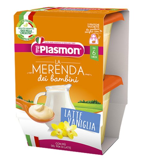 PLASMON Mer.Latte/Van.2x120g