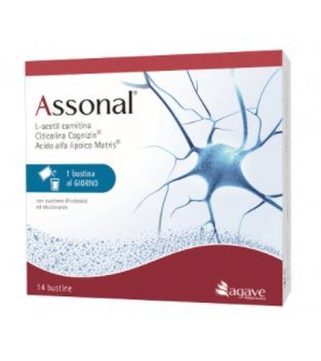 ASSONAL 14 bustine integratore per sistema nervoso AGAVE Srl