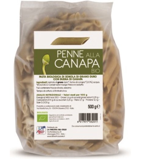 PENNE CANAPA BIO 500G PENNE CANAPA BIO 500G