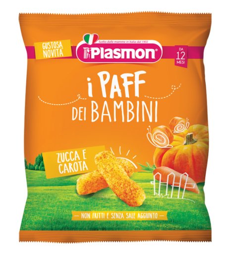 PLASMON PAFF Snack Zucca/Car.
