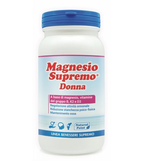 Magnesio Supremo donna integratore per benessere fisico e mentale - Natural Point