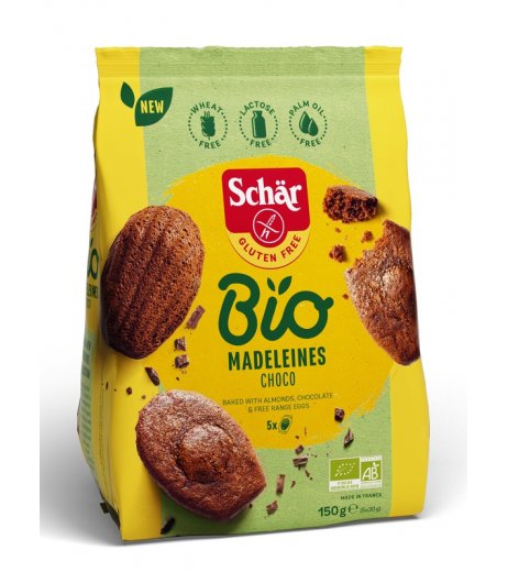 SCHAR BIO MADELEINES CHOCO150G