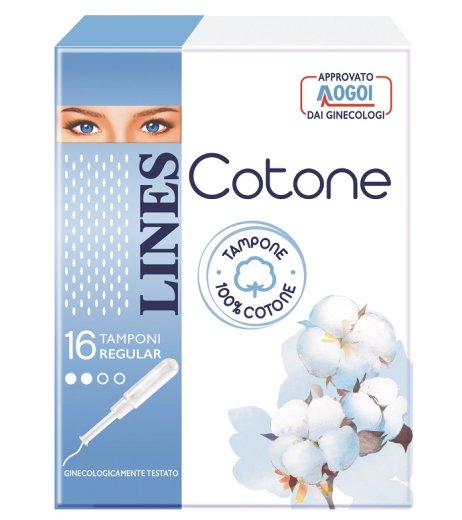 LINES COTONE TAMPONE REGUL 16P
