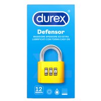 Durex Defensor preservativi resistenti con elevato spessore 12 pezzi - Reckitt Benckiser H.(It) SPA