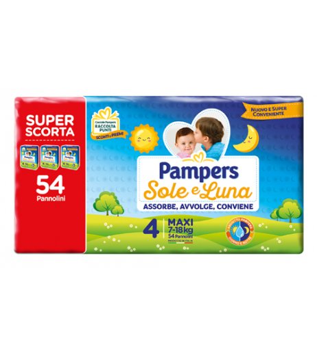 PAMPERS SOLE&LUNA TRIO MAXI 54