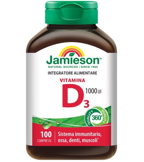 JAMIESON VIT D 1000 100CPR