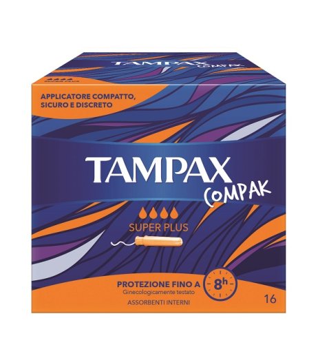 TAMPAX COMPAK SUPER PLUS 16PZ