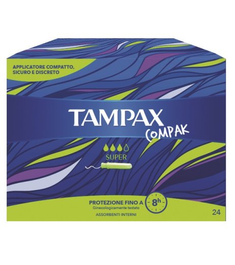 TAMPAX COMPAX SUPER VP 24PZ TAMPAX COMPAX SUPER VP 24PZ
