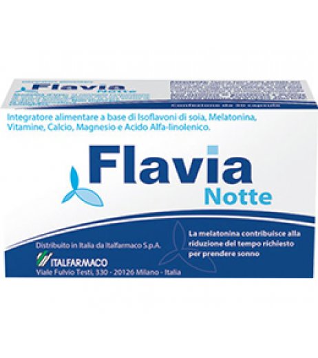 FLAVIA NOTTE integratore per la menopausa 30 capsule di Italfarmaco SpA