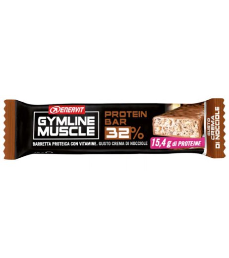 GYMLINE PROT BAR 32% CR NOCC