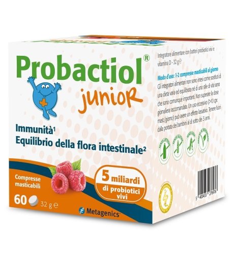 Probactiol Junior Metagenics 60 Compresse Masticabili