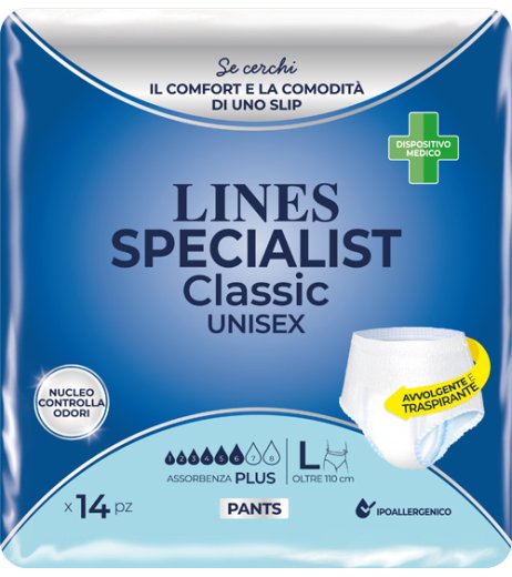 LINES SPEC CL PANTS PLUS L 14P