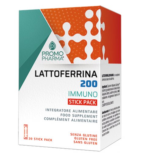 Lattoferrina 200 30 stickpack immuno integratore per difese immunitarie - PromoPharma Spa