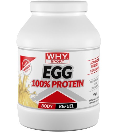 EGG 100% PROTEIN VANIGLIA 750G EGG 100% PROTEIN VANIGLIA 750G