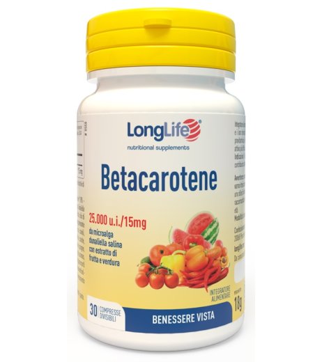 LONGLIFE BETACAROTENE 30CPR