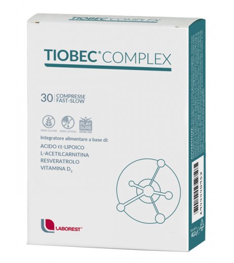 Tiobec Complex Integratore per carenze alimentari 30 Compresse di Laborest