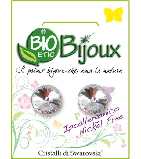 ORECCHINO RIVOLO 10MM CRYSTAL