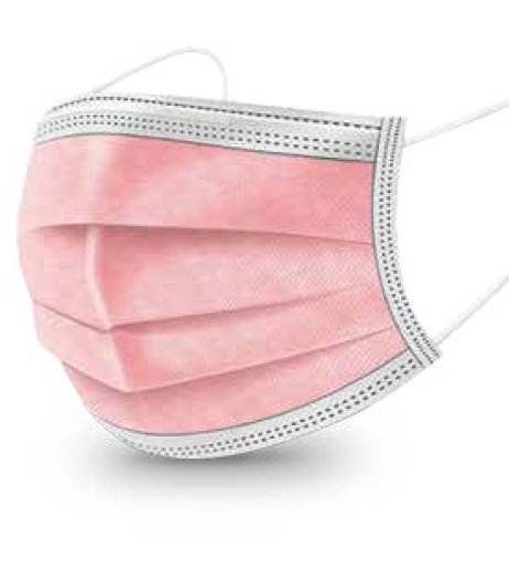 MASCHERINA CHIR ROSA 360 10PZ IT