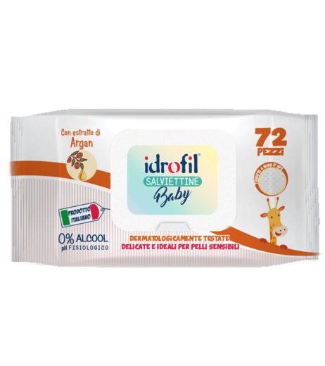 SALVIETTINE BABY ARGAN 72PZ SALVIETTINE BABY ARGAN 72PZ