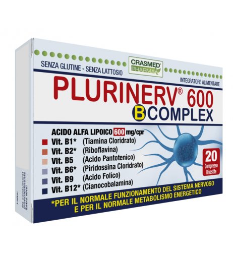 PLURINERV 600 B COMPLEX 20CPR