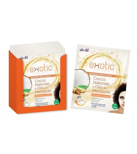 MASCHERA VISO TESSUTO EXOTIC