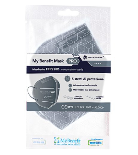 MY BENEFIT Mask FFP2 Grigio1pz