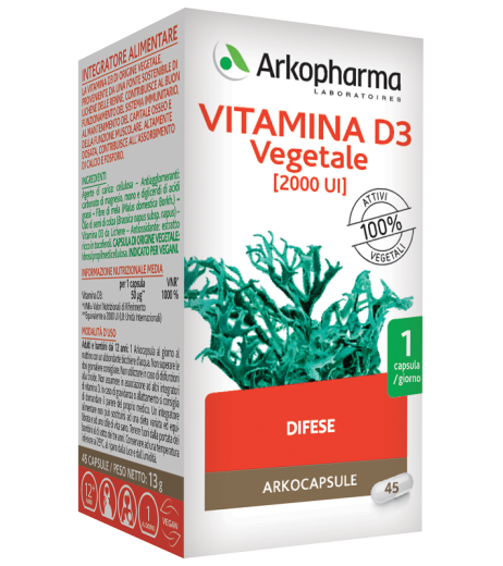 ARKOCAPSULE Vit.D3 VEG.45Cps ARKOCAPSULE Vit.D3 VEG.45Cps