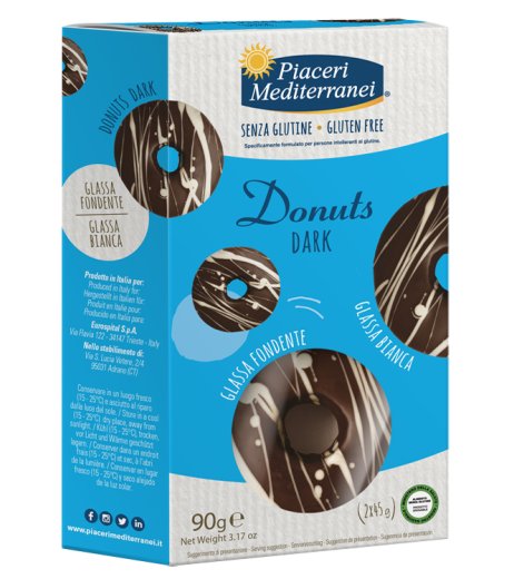 PIACERI MED.Donuts Dark 2x45g