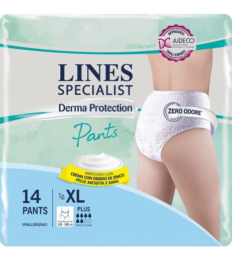 LINES SP DERM Pants Pl.XL 14pz