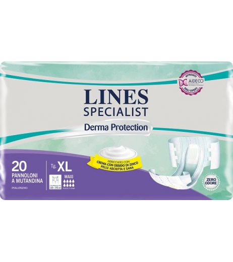 LINES SP DERM Pann.Mx XL 20pz