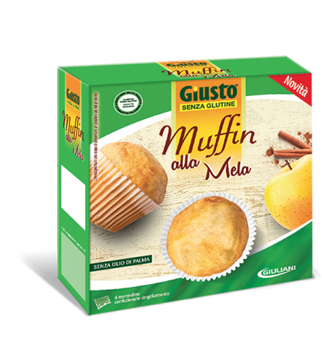 GIUSTO S/G MUFFIN MELA 200G