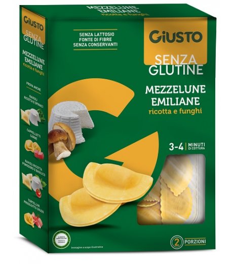 GIUSTO S/G Mezzelune Fun/R250g