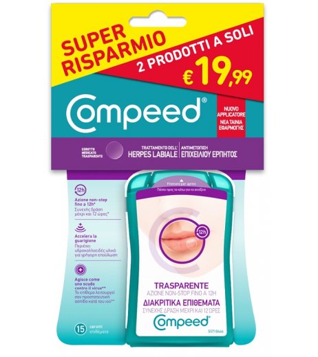 COMPEED HERPES LABIALE BIPACCO