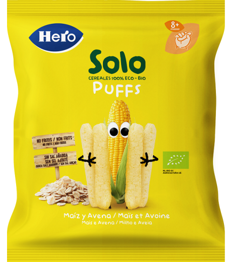 HERO SOLO SNACK PUFF AVENA MAI