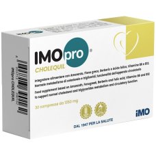 Imopro Cholequil 30 compresse integratore per controllo colesterolo e trigliceridi - IMO Spa
